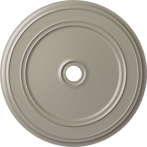 Ekena Millwork Classic Ceiling Medallion (Fits Canopies up to 5 1/2"), 41 1/8"OD x 4"ID x 2 1/8"P, Pearl White CM41CLPWS - main